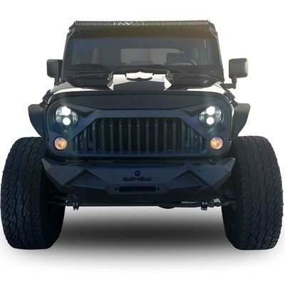 Jeep Wrangler Jk 2007-2017 İçin Uyumlu  Panjur- Dizayn-B
