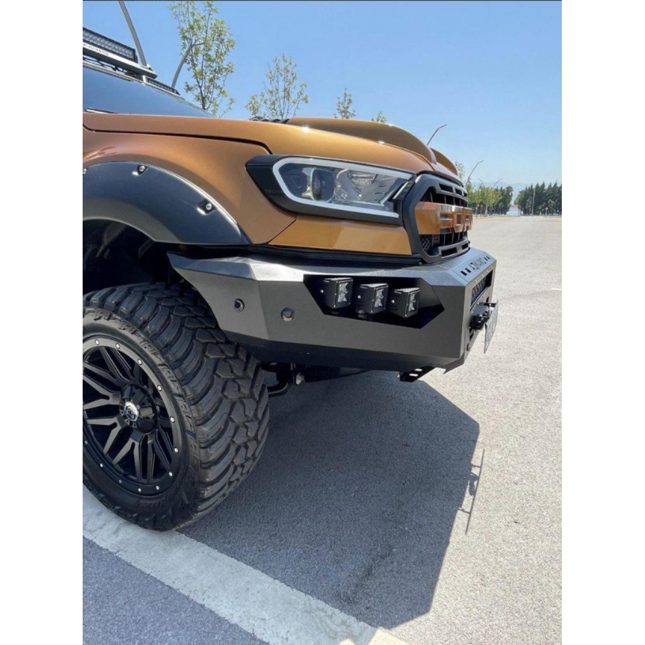 Ford Ranger 2015-2021 Off Road Çelik Ön Tampon Koruma AQM4WD