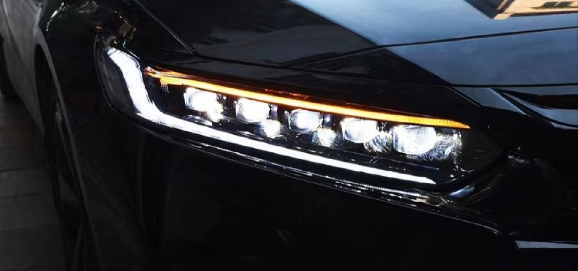 Honda Accord 2020+ İçin Uyumlu 5 Lens Led Far