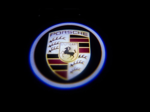 Porsche Kapı Altı Orjinal Hayalet Logo