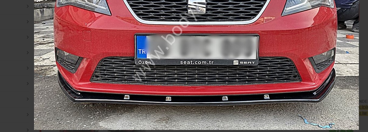 Seat Leon 3 Style Ön Lip - Plastik