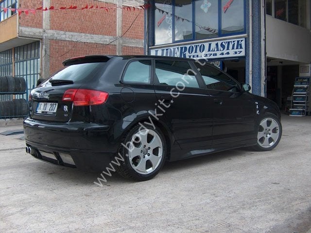 Audi A3 Sportback Arka Telli Tampon Eki
