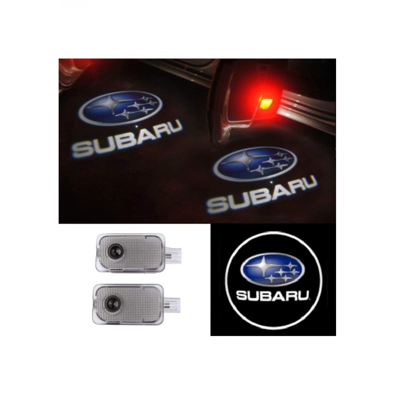 Subaru Kapı Altı Işıklı Logo