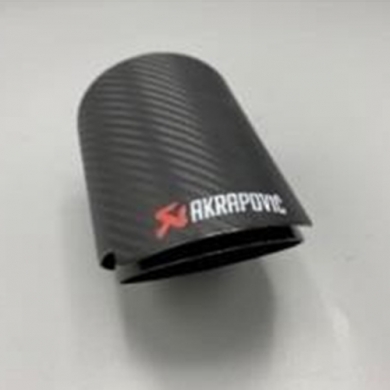 Üniversal Karbon Akrapovic Egzoz Ucu Açılı Çıkış 90x125 020-007