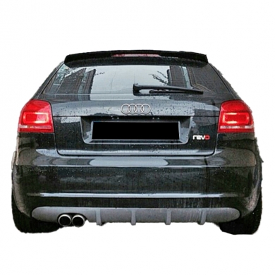 Audi A3 2009 - 2012 Uyumlu Yedek Parça Arka Difüzör Boyalı