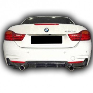 Bmw F33 Cabrio Uyumlu Yedek Parça Performance Difüzör Boyalı