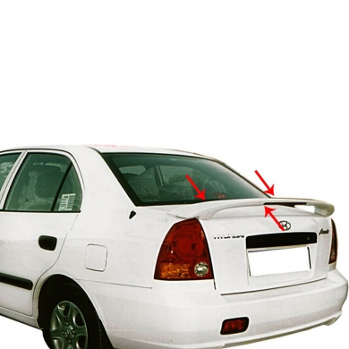 Hyundai Accent Admire Işıklı Spoiler Boyalı