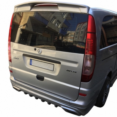 Mercedes Viano Uyumlu Yedek Parça Spoiler Boyalı