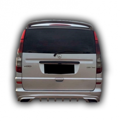 Mercedes Vito Orta Kasa 2004 - 2010 Uyumlu Yedek Parça Arka Tampon Giydirme Boyalı
