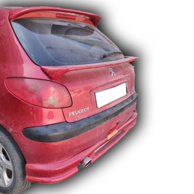 Peugeot 206 Uyumlu Yedek Parça Cam Altı Spoiler Boyalı