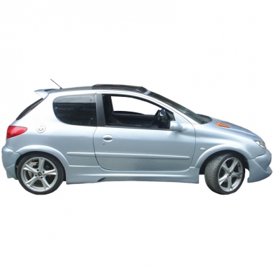 Peugeot 206 Uyumlu Yedek Parça 3 Kapı Büyük Marşpiyel Boyasız