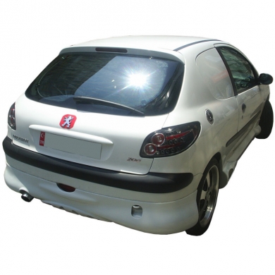 Peugeot 206 Uyumlu Yedek Parça Makyajsız Kasa Arka Tampon Eki Boyasız
