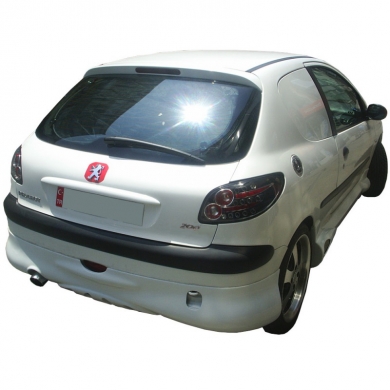 Peugeot 206 Makyajsız Kasa Arka Tampon Eki Boyasız