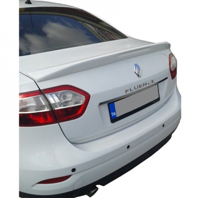 Renault Fluence Uyumlu Yedek Parça Işıksız Kalın Spoiler Boyalı