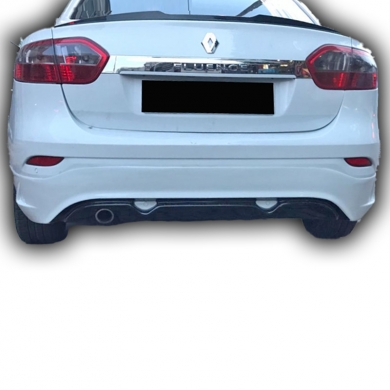 Renault Fluence Uyumlu Yedek Parça Arka Tampon Eki Boyasız