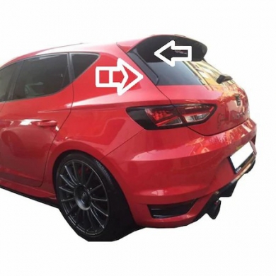 Seat Leon MK3.5 Uyumlu Yedek Parça Spoiler KulağıBoyalı