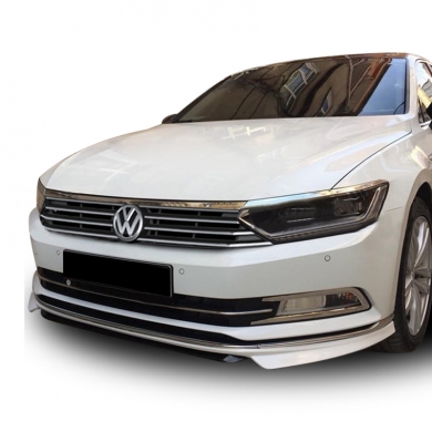 Volkswagen Passat B8 Uyumlu Yedek Parça Ön Tampon Eki Boyalı