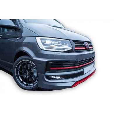 Volkswagen Transporter T7 2015 - 2019 Uyumlu Yedek Parça Özel Ön Tampon Eki Boyasız
