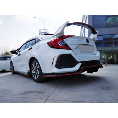 Honda Civic Fc5 Uyumlu Yedek Parça 2016-2020 Type R Spoiler Boyasız