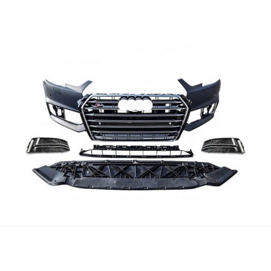 Audi A4 2016-2019  Uyumlu Yedek Parça S4 Ön Tampon Panjur Seti