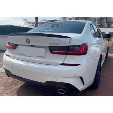 Bmw 3 Serisi G20 Uyumlu Yedek Parça MP Spoiler Parlak Siyah