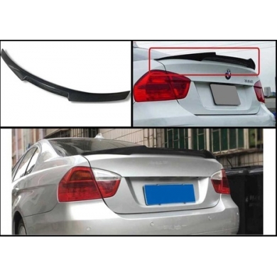 Bmw 3 Serisi E90 2005-2014 Uyumlu Yedek Parça M4 Spoiler Parlak Siyah