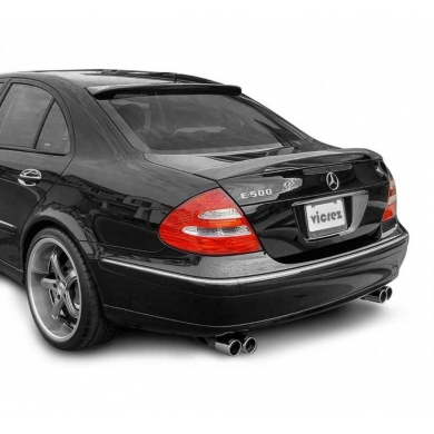 Mercedes W211 2000-2008 E Serisi Uyumlu Yedek Parça Cam Üstü Spoiler Parlak Siyah