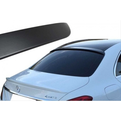 Mercedes W213 2016-2019 E Serisi Uyumlu Yedek Parça Cam Üstü Spoiler Parlak Siyah
