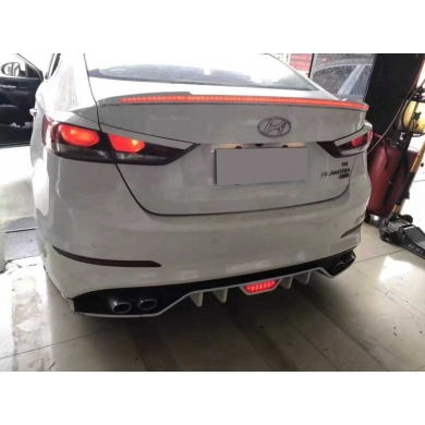 Hyundai Elantra 2014-2018 Led Spoiler Boyasız