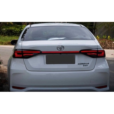 Toyota Corolla 2019+ Uyumlu Yedek Parça Led Stop Spoiler Smoke