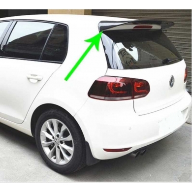 Volkswagen Golf 6 Uyumlu Yedek Parça Spoiler (Piano Black)