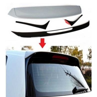 Volkswagen Golf 7 Uyumlu Yedek Parça 2013-2020 GTİ Cam Spoiler 4 Parça