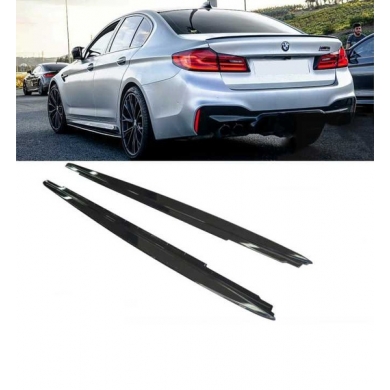 Bmw 5 Serisi G30 2017+ Uyumlu Yedek Parça Marşpiyel M Performance Piano Black