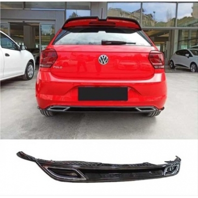 Volkswagen Polo Uyumlu Yedek Parça 2018+ MK6 R-Line Difüzör