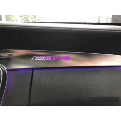 Mercedes W205 C - GLC Uyumlu Yedek Parça Göğüslük Ambiyans Aydınlatma AMG Yazılı 32 ve 64 Renk