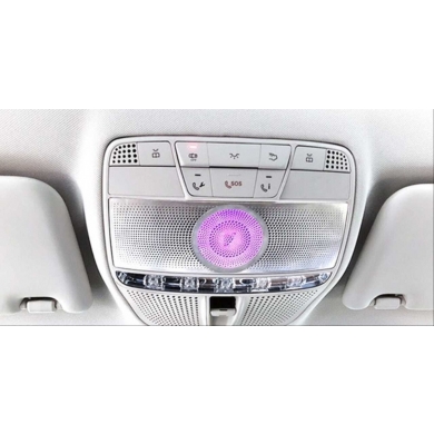 Mercedes W205 C Serisi Uyumlu Yedek Parça 3 Renk Tavan Ambiyans Ve Hoparlör Set (2 Hoparlör İçerir)