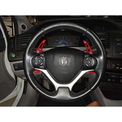 Honda Civic FB7 Uyumlu Yedek Parça 2012-2015 Paddle Shift Kırmızı (F1 Vites Pedal Kulakçığı)