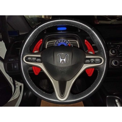 Honda Civic Uyumlu Yedek Parça 2006-2011 Paddle Shift Kırmızı (F1 Vites Pedal Kulakçığı)