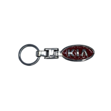 Kia Uyumlu Yedek Parça Metal Anahtarlık Kırmızı