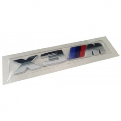 Bmw X3 Uyumlu Yedek Parça M Krom Oem Bagaj Logosu (AL-3)