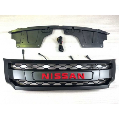 Nissan Navara NP300 2015-2020 Ledli Panjur Siyah Dizayn B