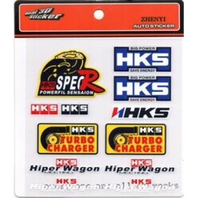 HKS Sticker 12 Adet