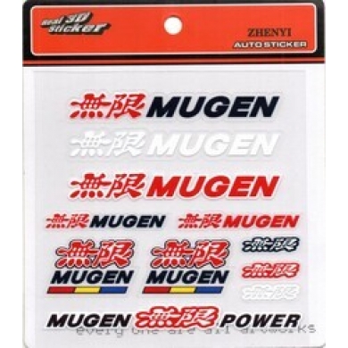 Honda Uyumlu Yedek Parça Mugen Sticker 11 Adet