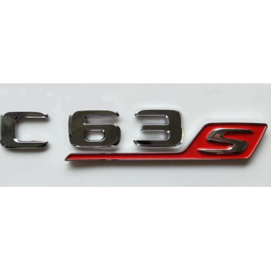 Mercedes C63S Uyumlu Yedek Parça Krom Bagaj Logosu