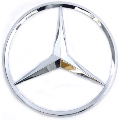 Mercedes W204 Uyumlu Yıldız Bagaj Logosu Krom