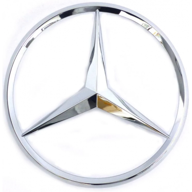 Mercedes W204 Uyumlu Yedek Parça Yıldız Bagaj Logosu Krom