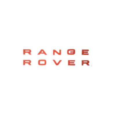 Range Rover Uyumlu Yedek Parça Turuncu Bagaj Logosu