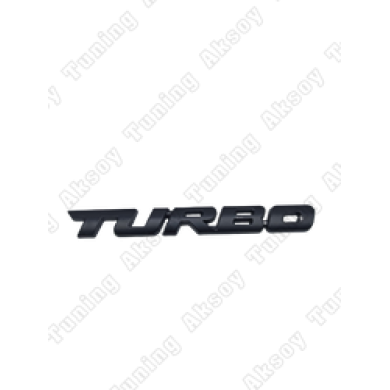 Turbo Bagaj Logosu Siyah
