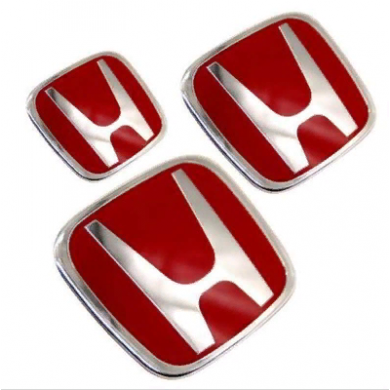 Honda Civic Fc5 Uyumlu Yedek Parça Logo Set Takımı Kırmızı