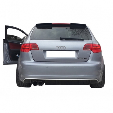 Audi A3 8P Hb 5 Kapı 2005 - 2012 Rs Spoiler Plastik Boyasız